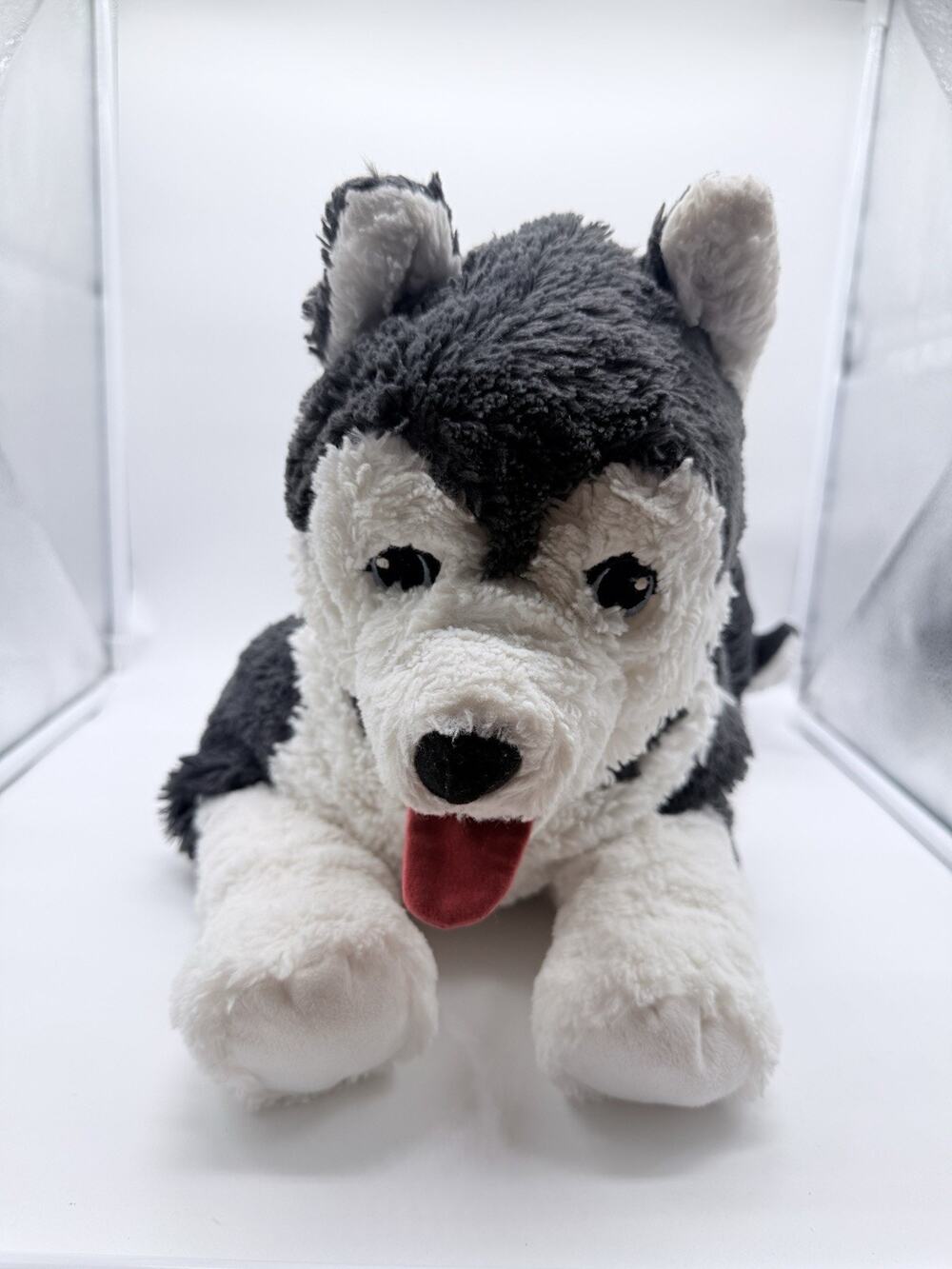 IKEA Livlig Siberian Husky Dog Large Plush Soft 22 1/2” Stuffed Animal Toy
